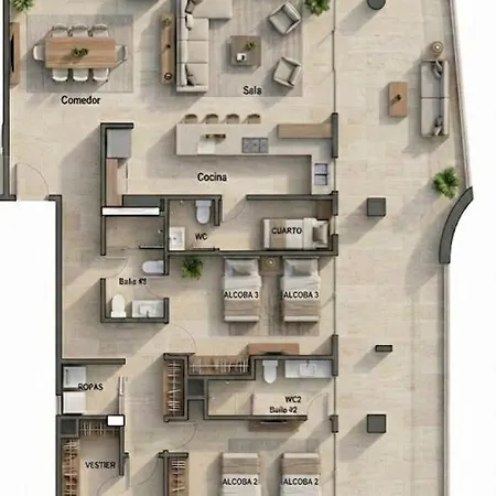 Apartamento Exclusive & New Penthouse With Ocean View By Huespedia Cartagena